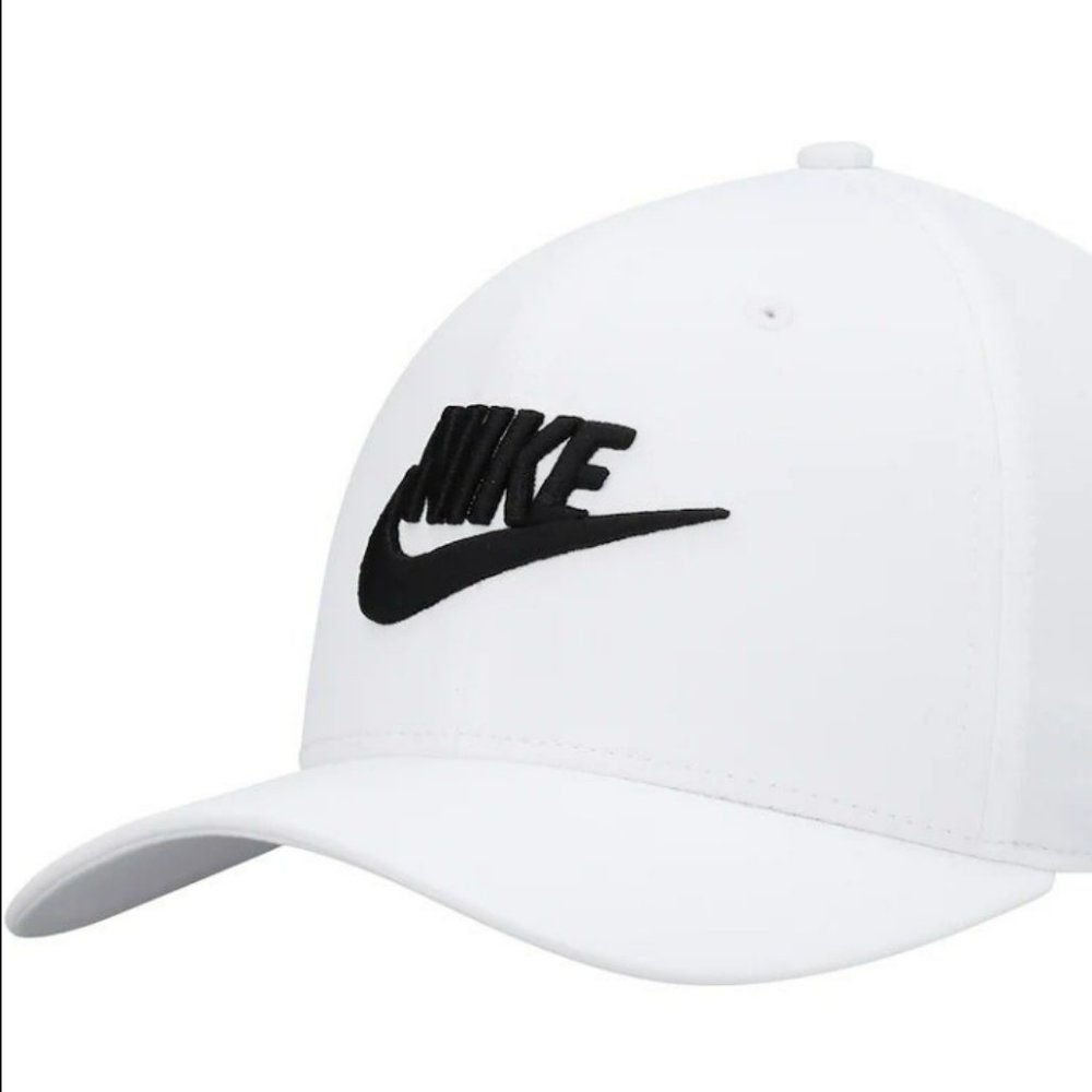 Nike Classic99 Futura Swoosh Performance Flex Hat - White (L/XL)